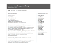 Tablet Screenshot of leonievanloggerenberg.withtank.com