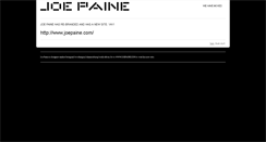 Desktop Screenshot of joepaine.withtank.com