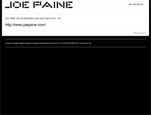 Tablet Screenshot of joepaine.withtank.com